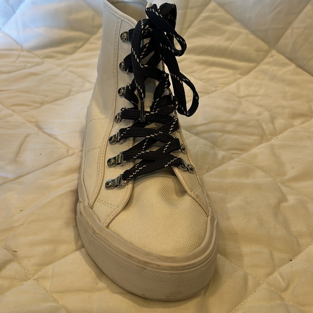 Tommy Hilfiger Hero Women's Oxford 8.5 (M) US White-Multi - Picture 8 of 11
